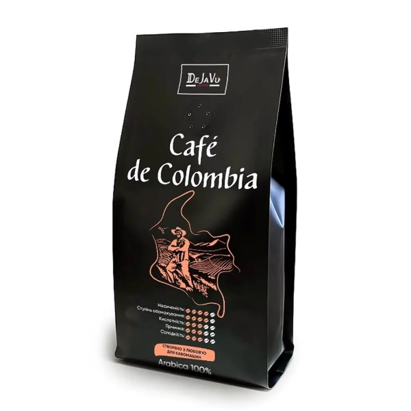 Фото - Кофе в зернах DeJaVu Cafe de Colombia 250г